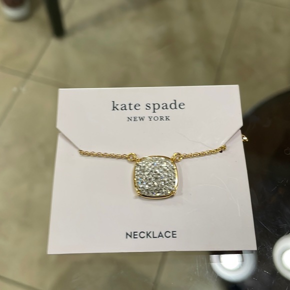 kate spade Jewelry - Kate spade gold silver square necklace